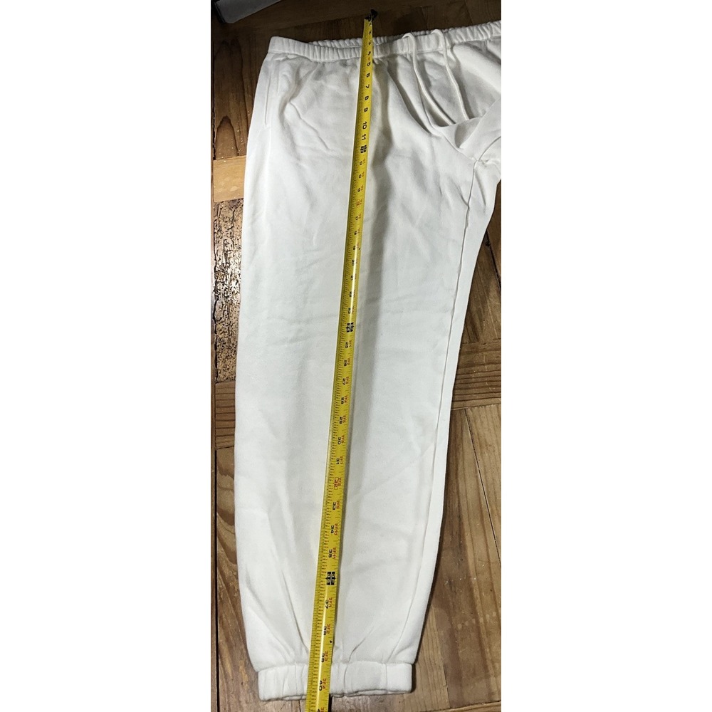 Universal Thread Mid Rise, Fleece Cream/White Jogger Pants Women's XXL - Picture 5 of 12